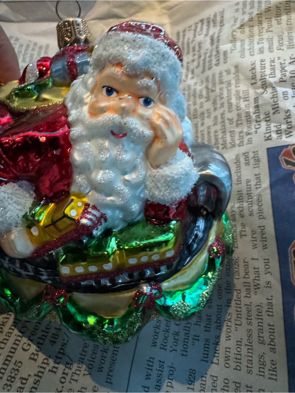 Vintage Kurt Adler “Santa on Locomotive”